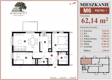 Mieszkanie Sprzedaż Płońsk ks. Macieja Sarbiewskiego 45