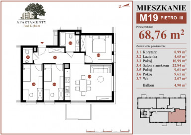 Mieszkanie Sprzedaż Płońsk ks. Macieja Sarbiewskiego 45