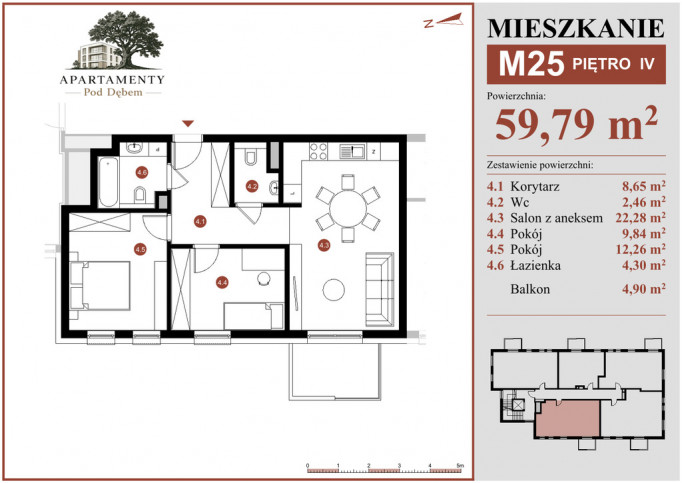 Mieszkanie Sprzedaż Płońsk ks. Macieja Sarbiewskiego 45 1